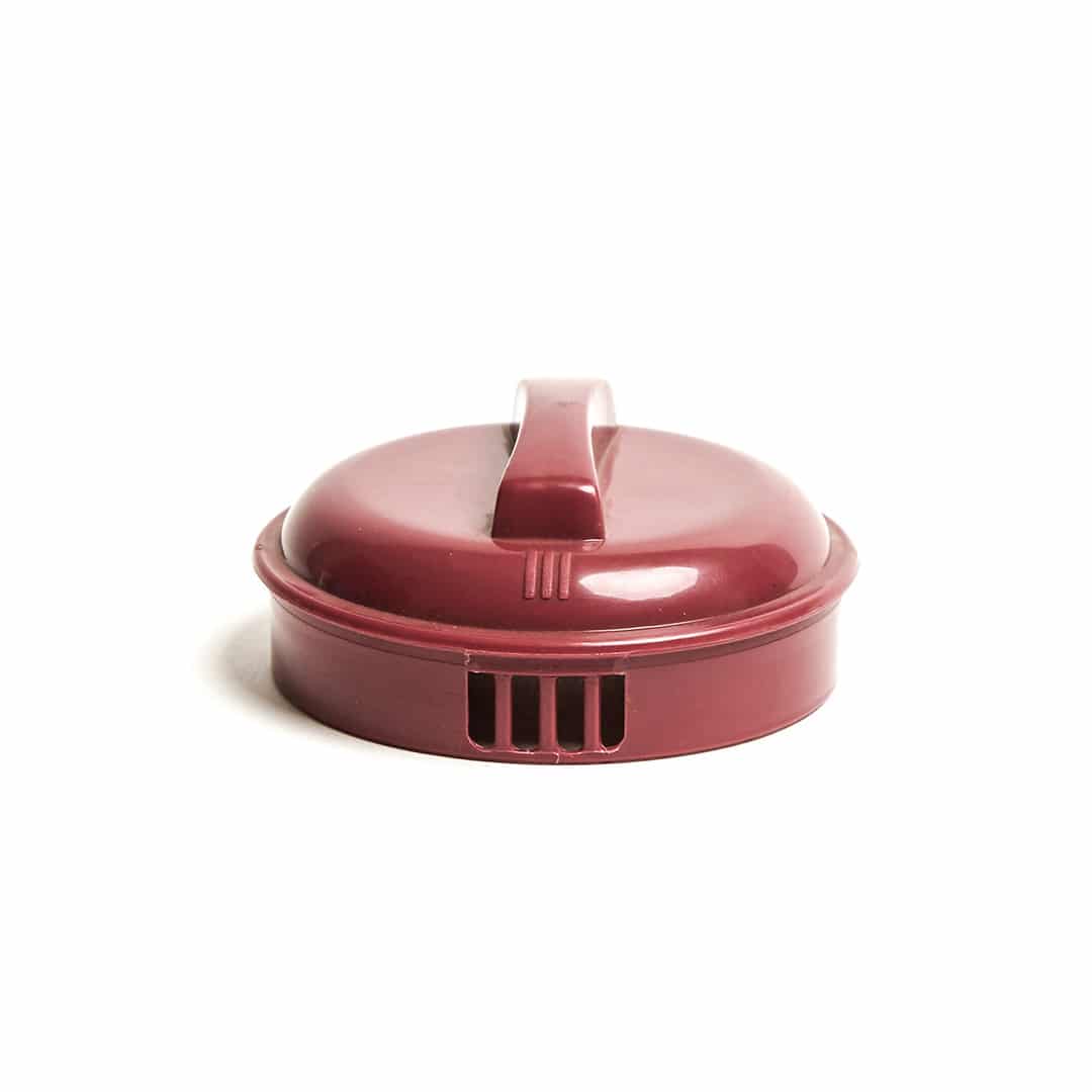 KH Healthcare Traditional Beverage Pourer Lid Burgundy PP (#9)