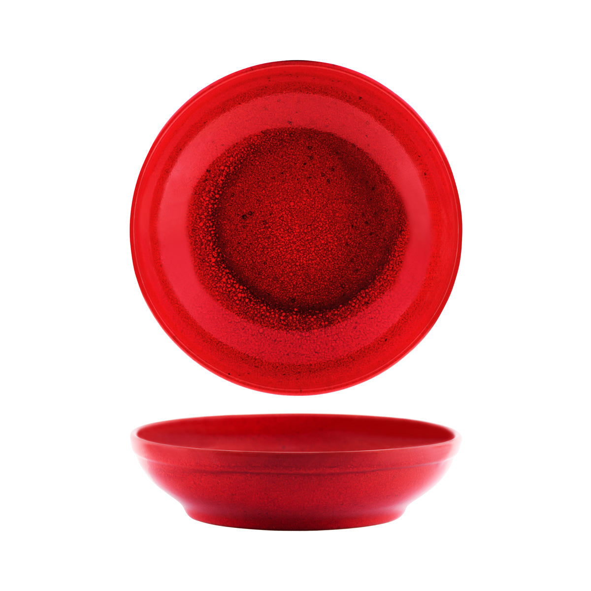 Tablekraft Artistica Reactive Red Round Flared Bowl 230mm
