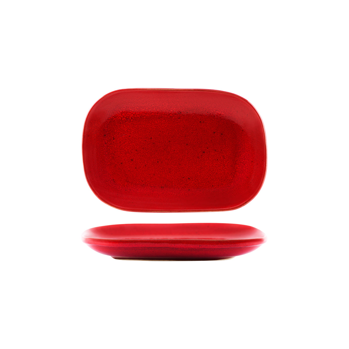 Tablekraft Artistica Reactive Red Rectangular Plate 240x160mm