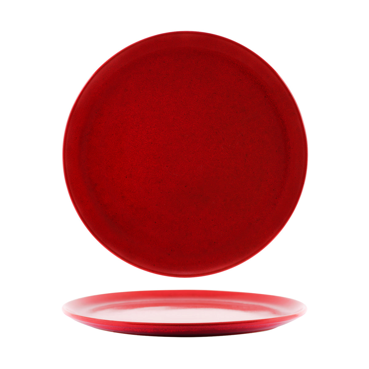 Tablekraft Artistica Reactive Red Round Pizza Platter 330mm