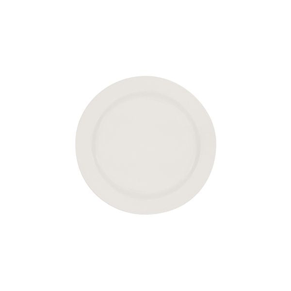 Trenton Round Plate - Narrow Rim (250mm Ø - White)