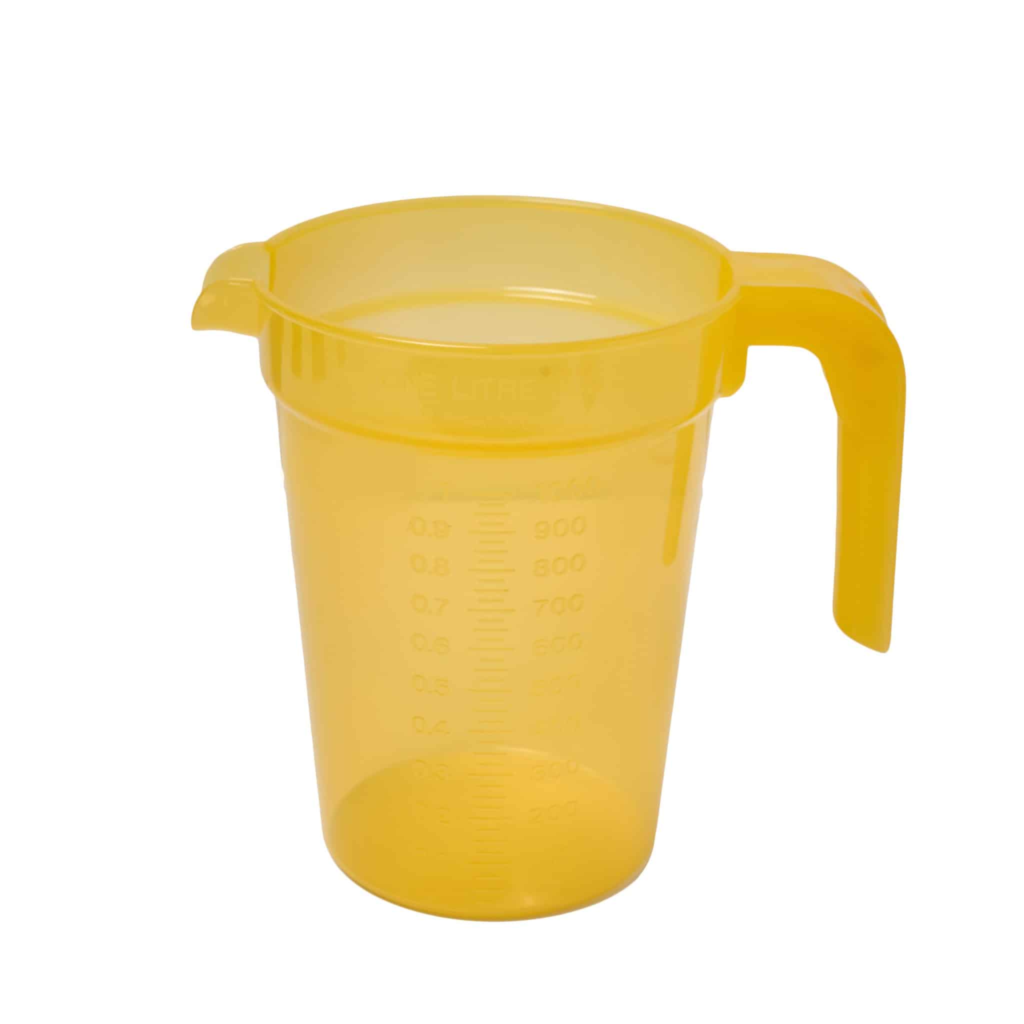 KH Healthcare Jug Graduated 1Lt Yellow PP (#21)