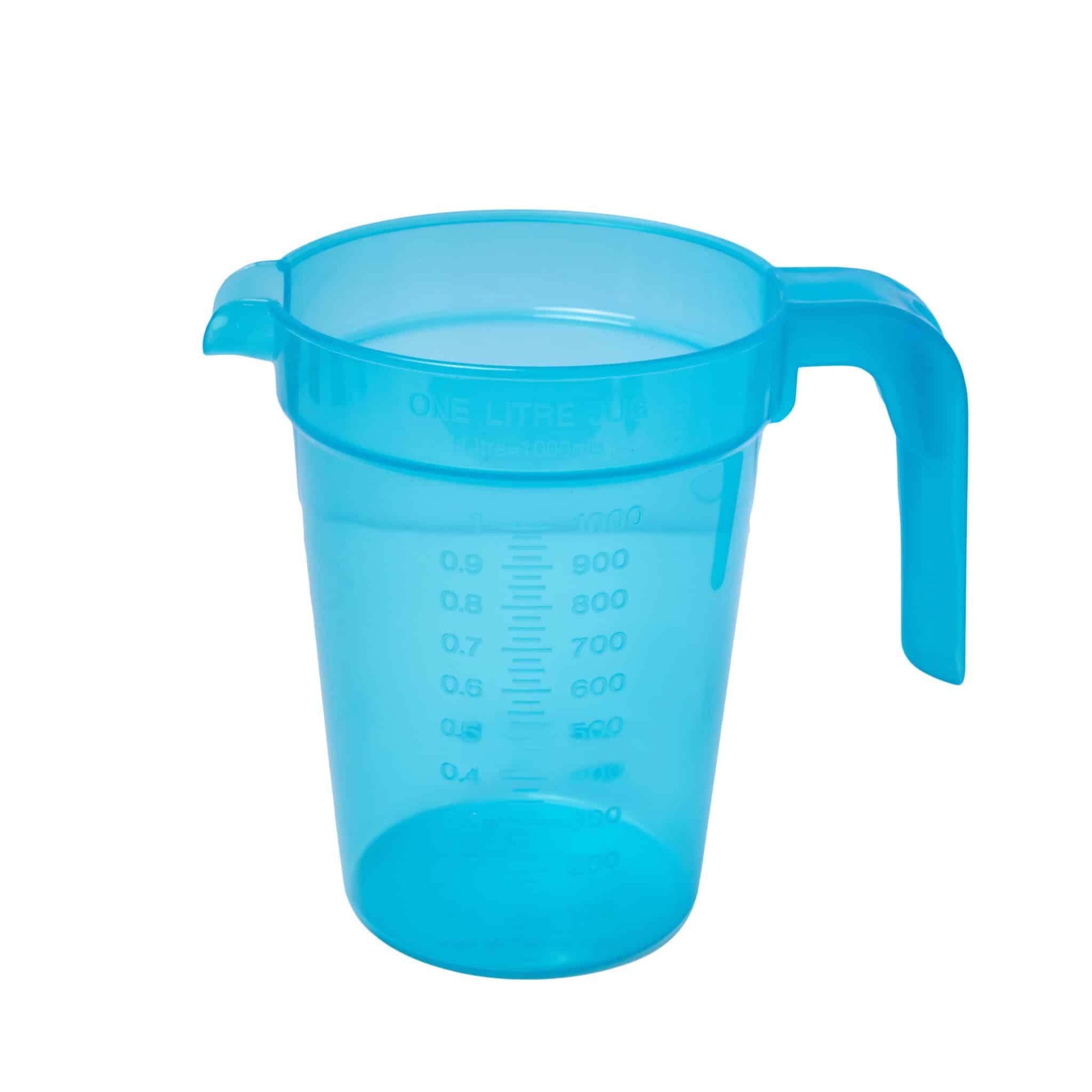 KH Healthcare Jug Graduated 1Lt Blue Tint PP (#21)