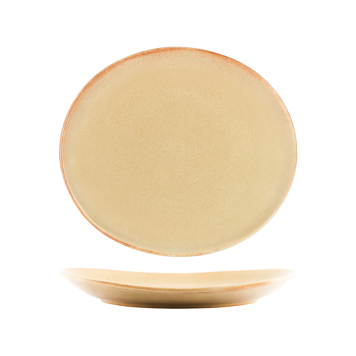 Tablekraft Artistica Flame Oval Plate 295x250mm