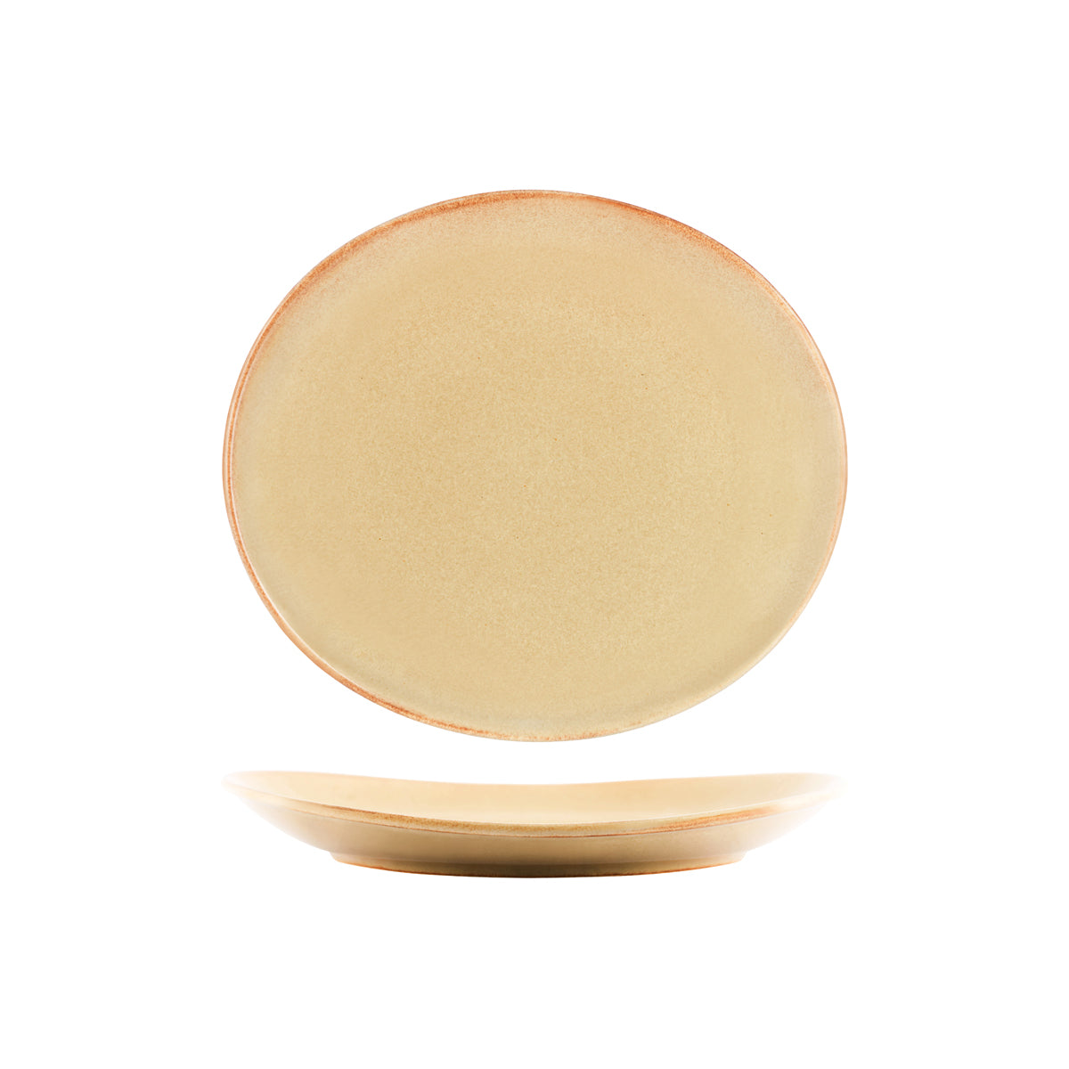 Tablekraft Artistica Flame Oval Plate 250x220mm