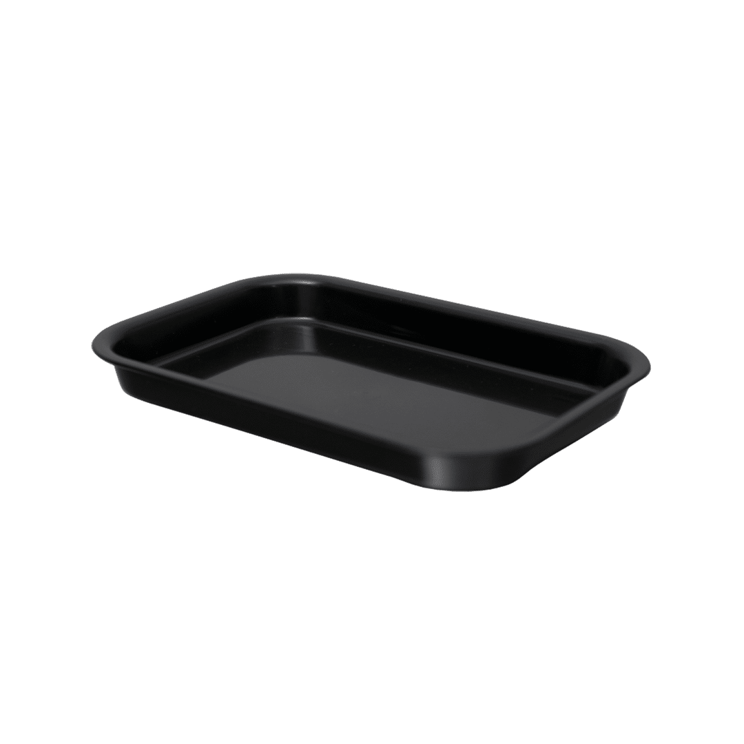 KH Healthcare Rectangular Tray Black PP (#25)