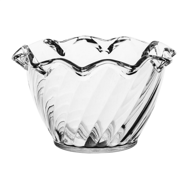 KH Heathcare Ice Cream Fruit Dish Clear 95 x 59mm Pc