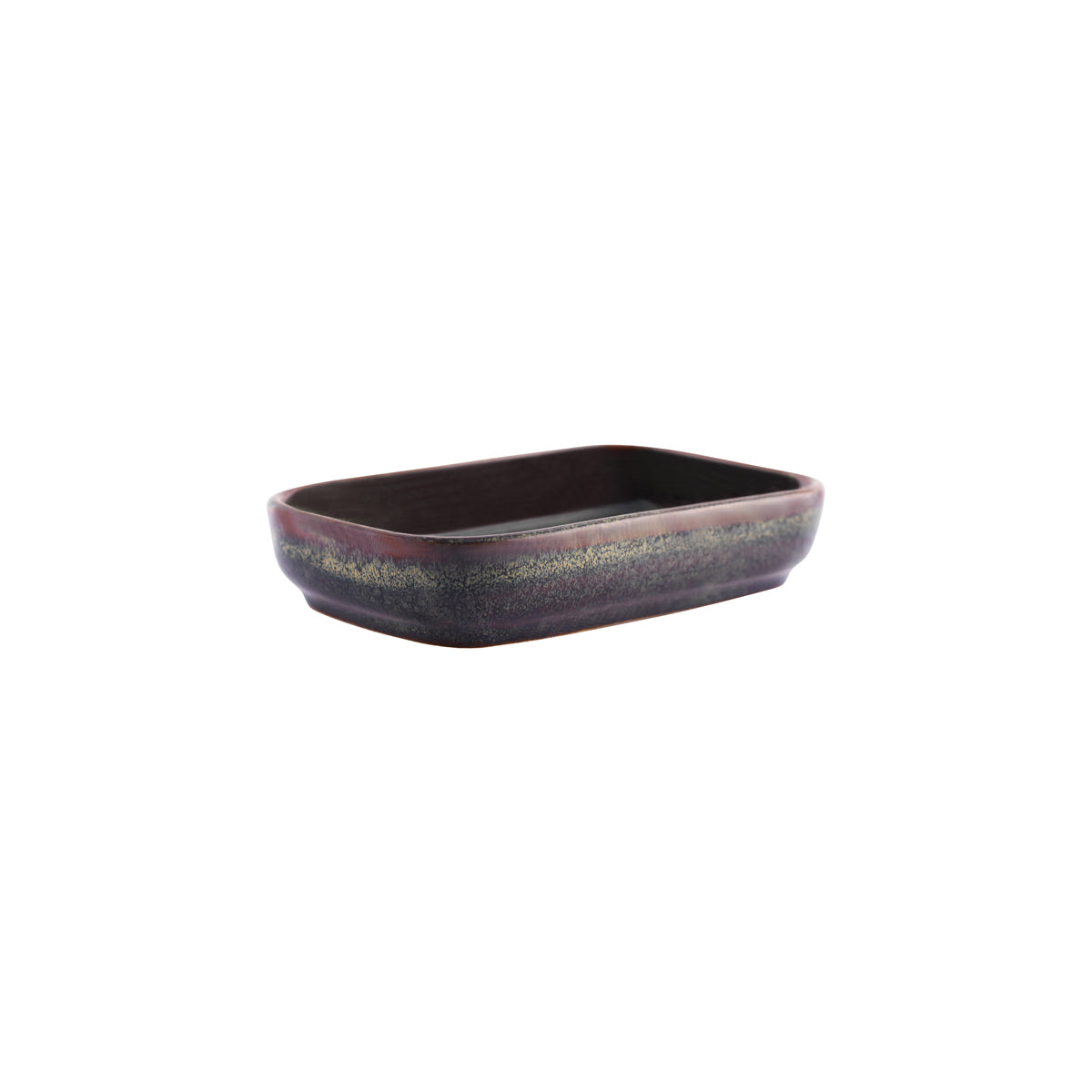 Tablekraft Artistica Reactive Brown Rectangular Dish 170x105x40mm