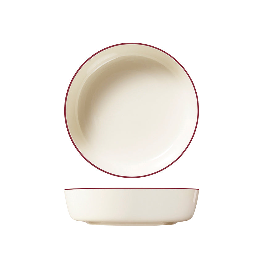 ID Fine Modest Maroon Coupe Share Bowl (210mm Ø 1170ml)