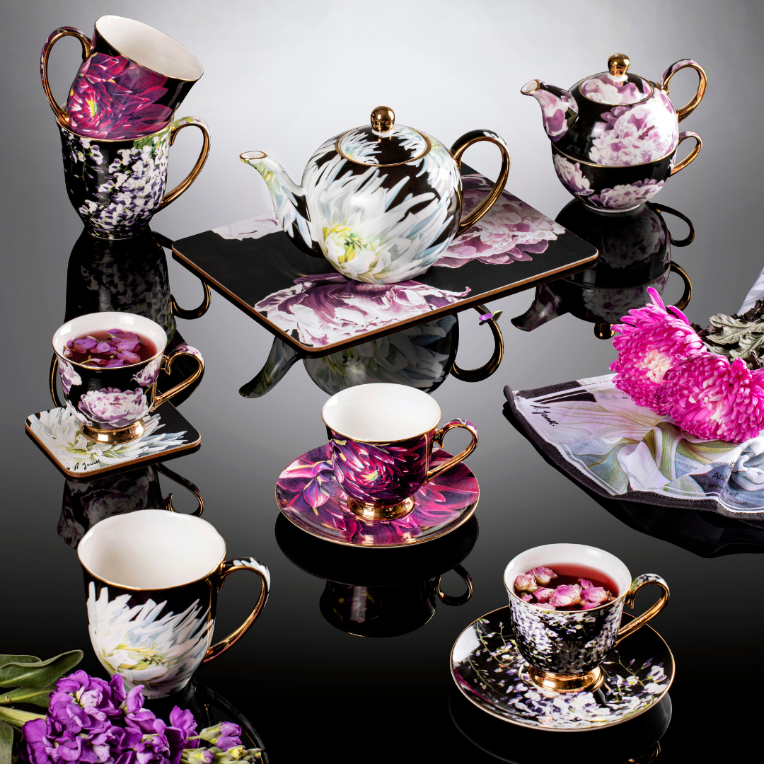 Ashdene Dark Florals Wisteria Mug