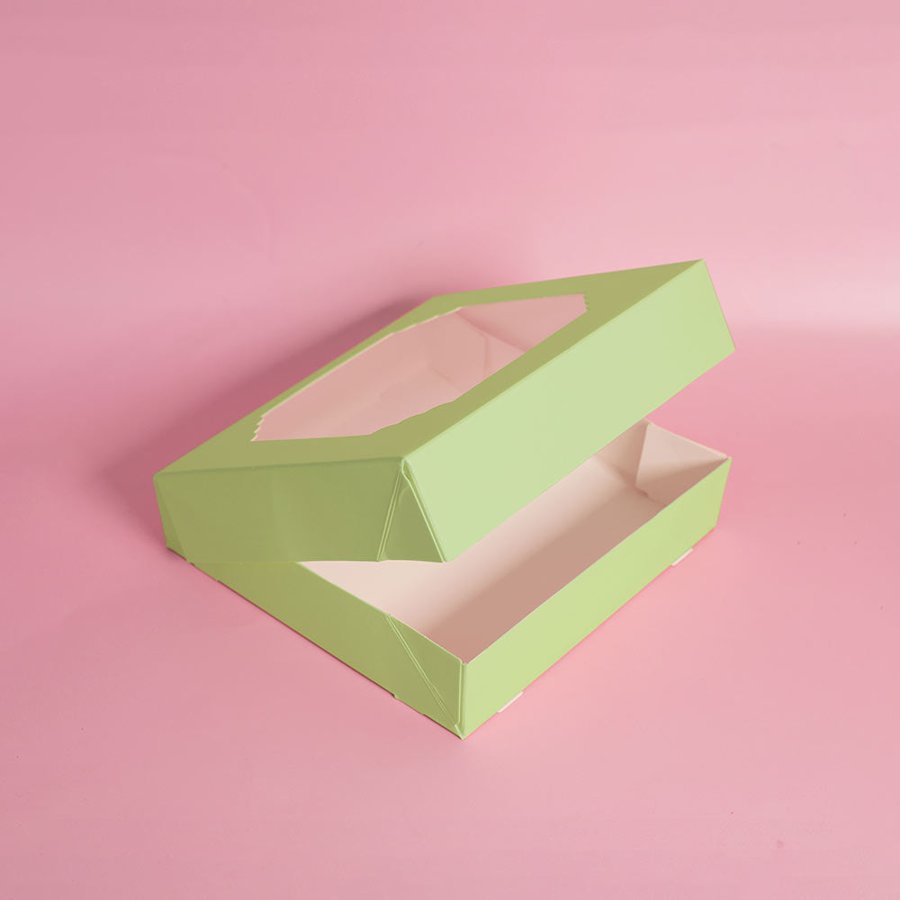 Papyrus Scalloped Medium Treat Box Mixed Colours 5 Pack