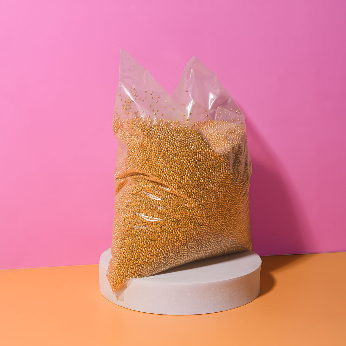 Sprinks Pro Series 2kg Crunchy Shiny Gold 2mm Sprinkles