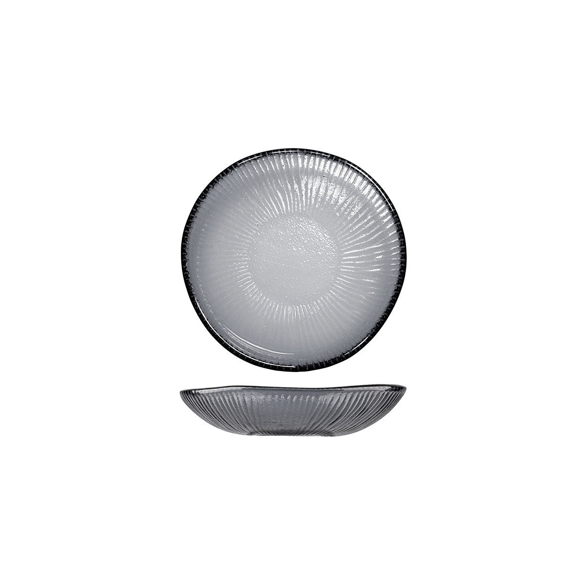 Churchill Bamboo Dusk Organic Round Glass Bowl (170mm)