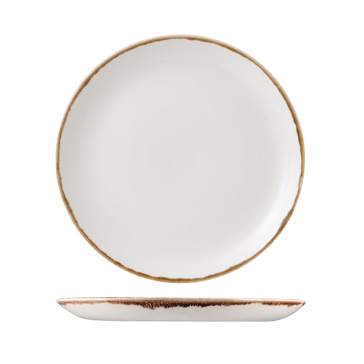 Dudson Harvest Natural Round Coupe Plate (288mm Ø)