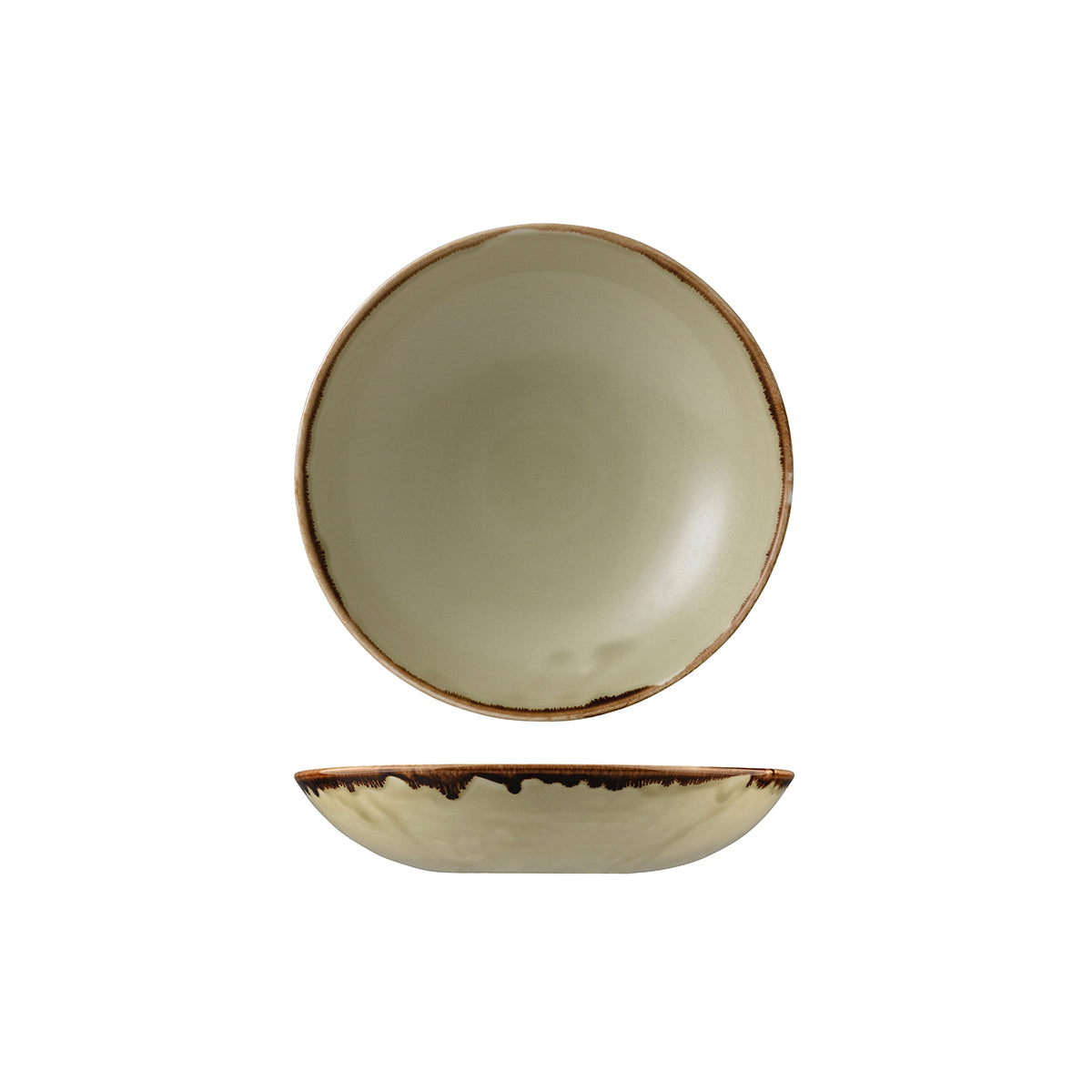 Dudson Harvest Linen Round Coupe Bowl (182mm Ø 426ml)