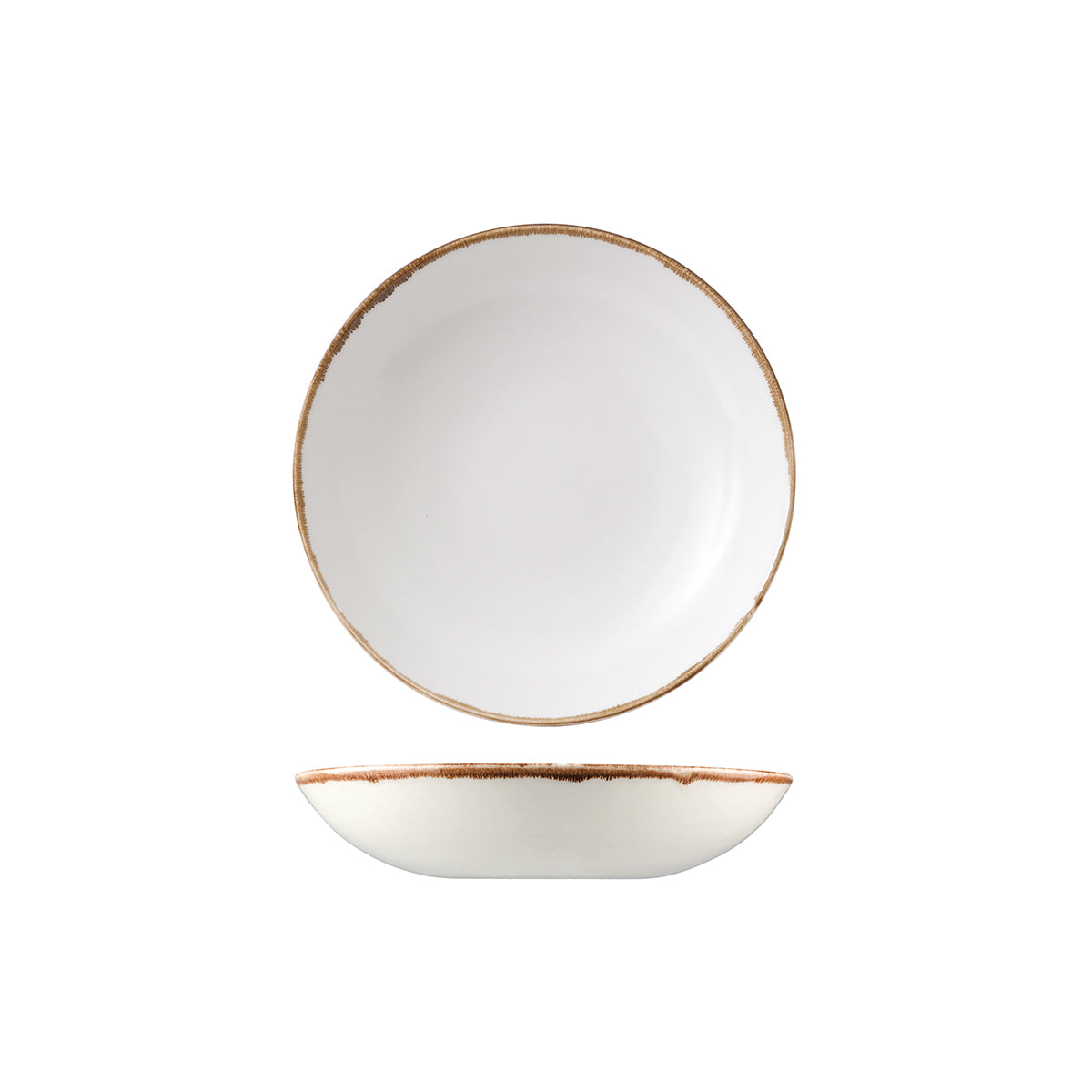 Dudson Harvest Natural Round Coupe Bowl (182mm Ø 426ml)