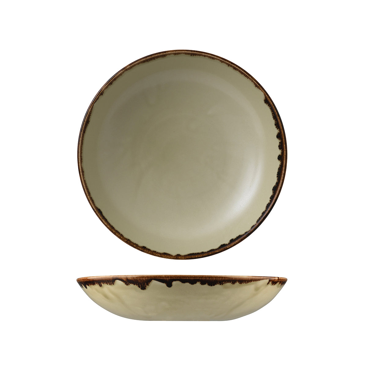 Dudson Harvest Linen Round Coupe Bowl (248mm Ø 1136ml)