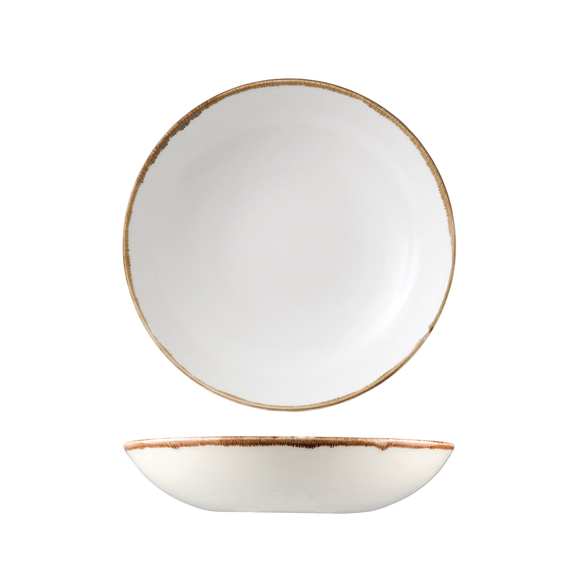 Dudson Harvest Natural Round Coupe Bowl (248mm Ø 1136ml)