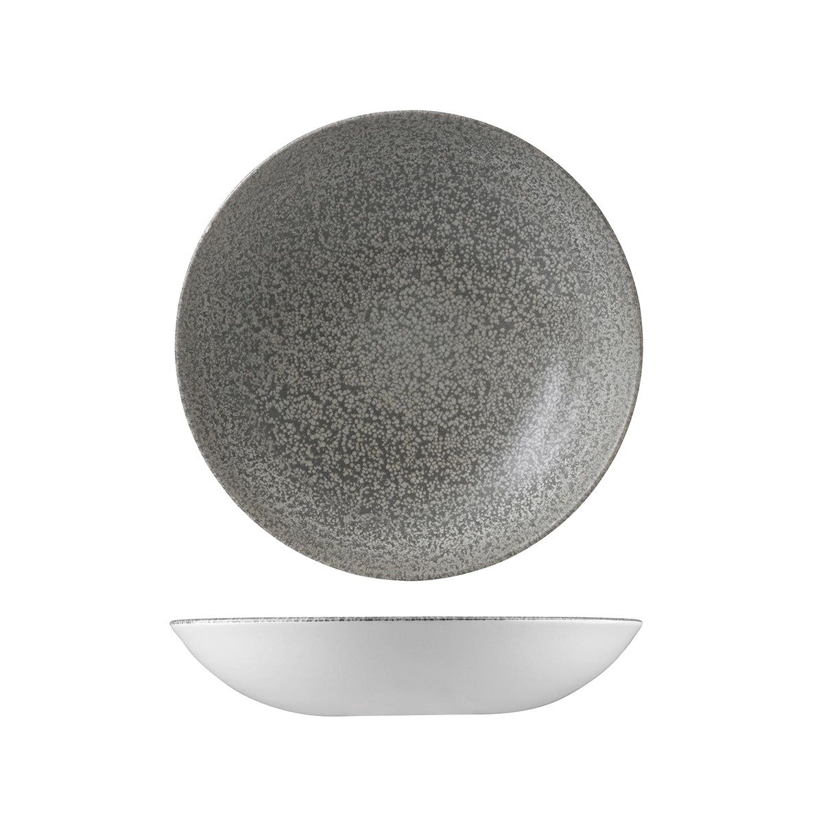 Dudson Evo Origins Grey Round Coupe Bowl (248mm Ø 1136ml - Natural Grey)