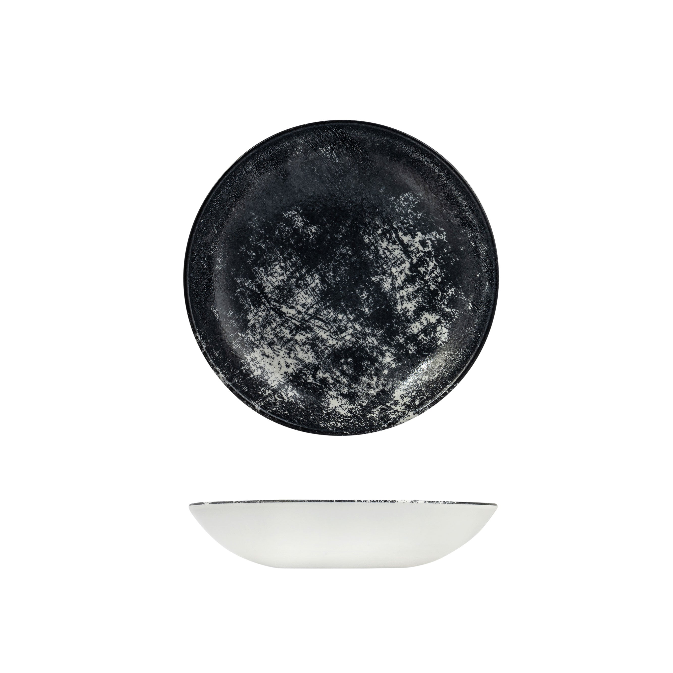 Dudson Urban Black Round Coupe Bowl (248mm Ø 1136ml)