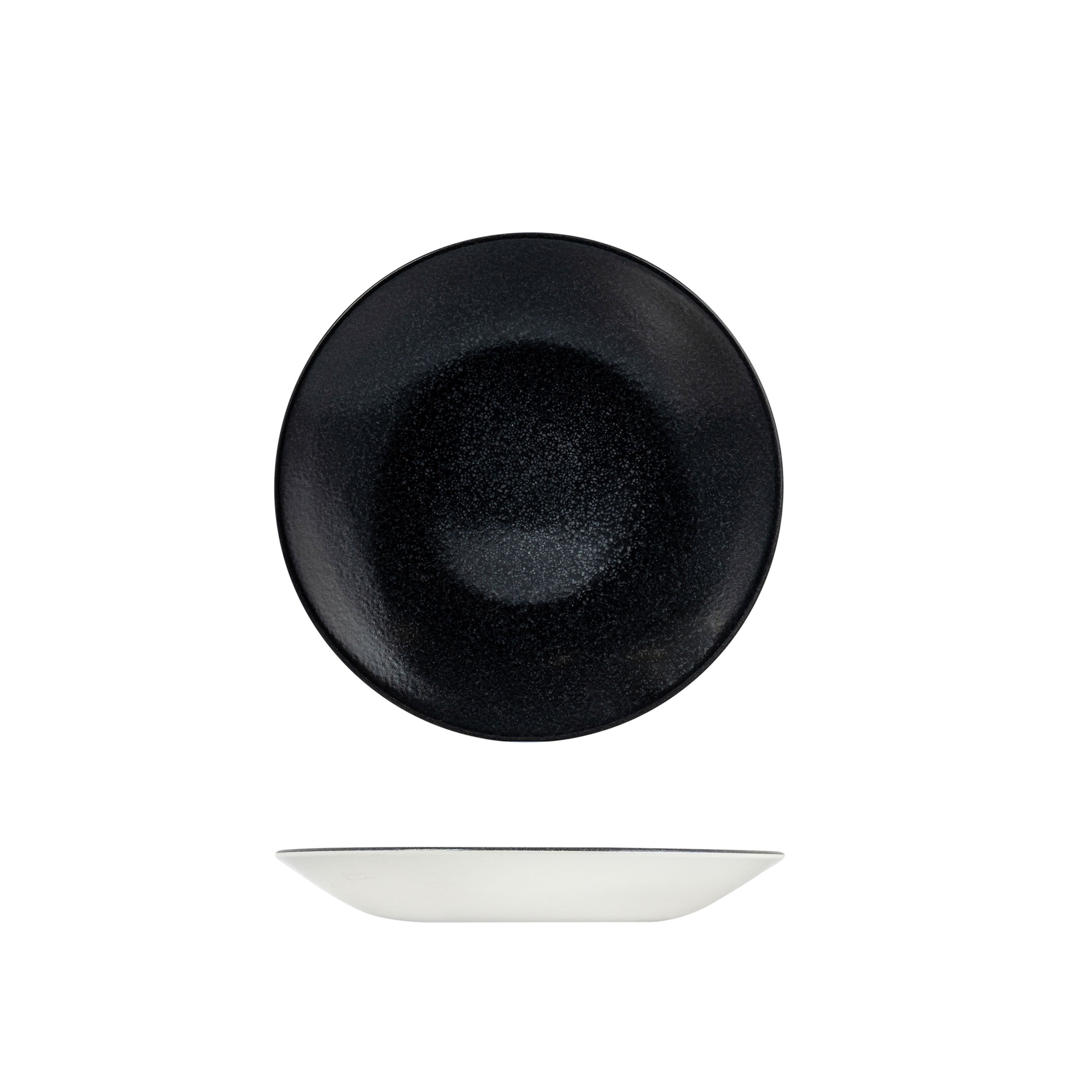 Dudson Evo Origins Black Deep Coupe Plate (255mm Ø)