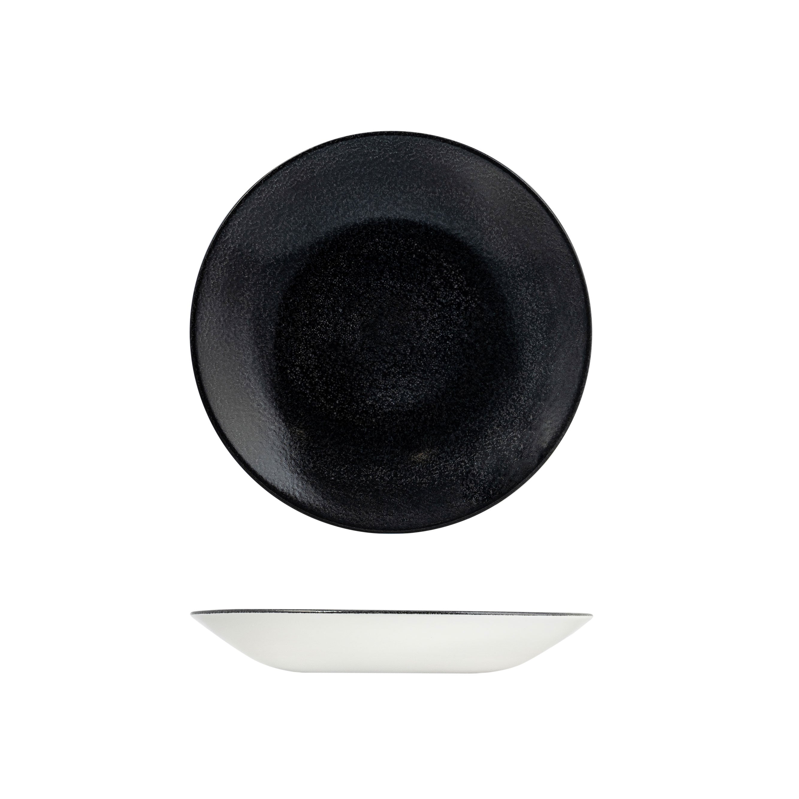 Dudson Evo Origins Black Deep Coupe Plate (281mm Ø)