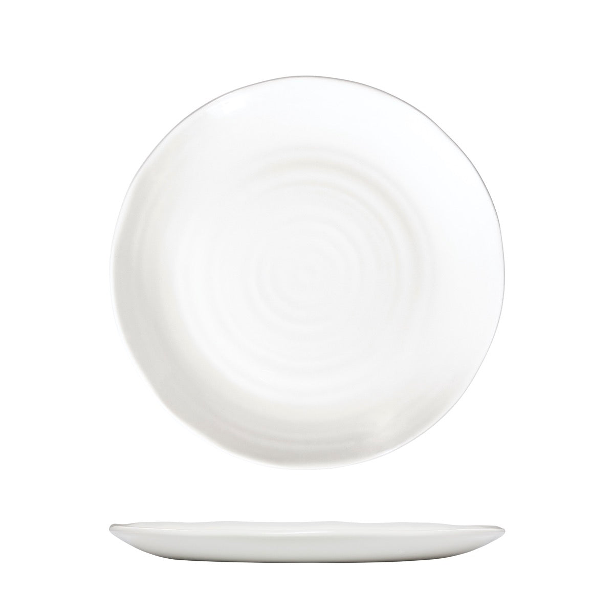 Dudson Organic Coupe Plate (230mm Ø - White)