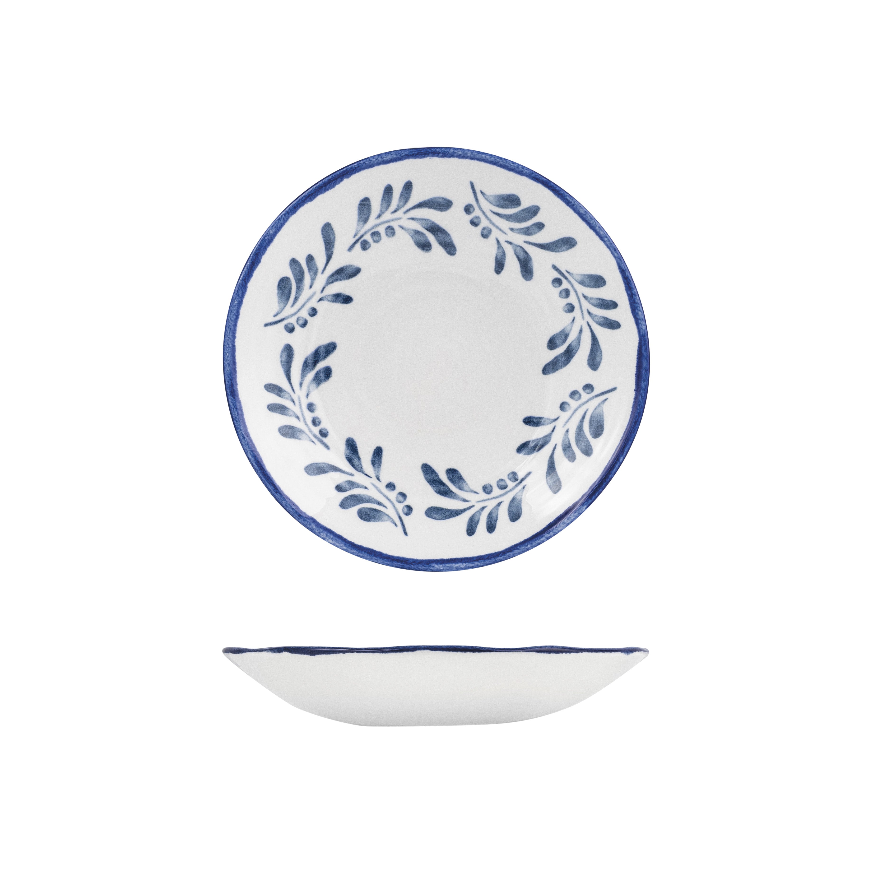 Dudson Mediterranean Blue Round Coupe Bowl (210mm Ø 450ml)