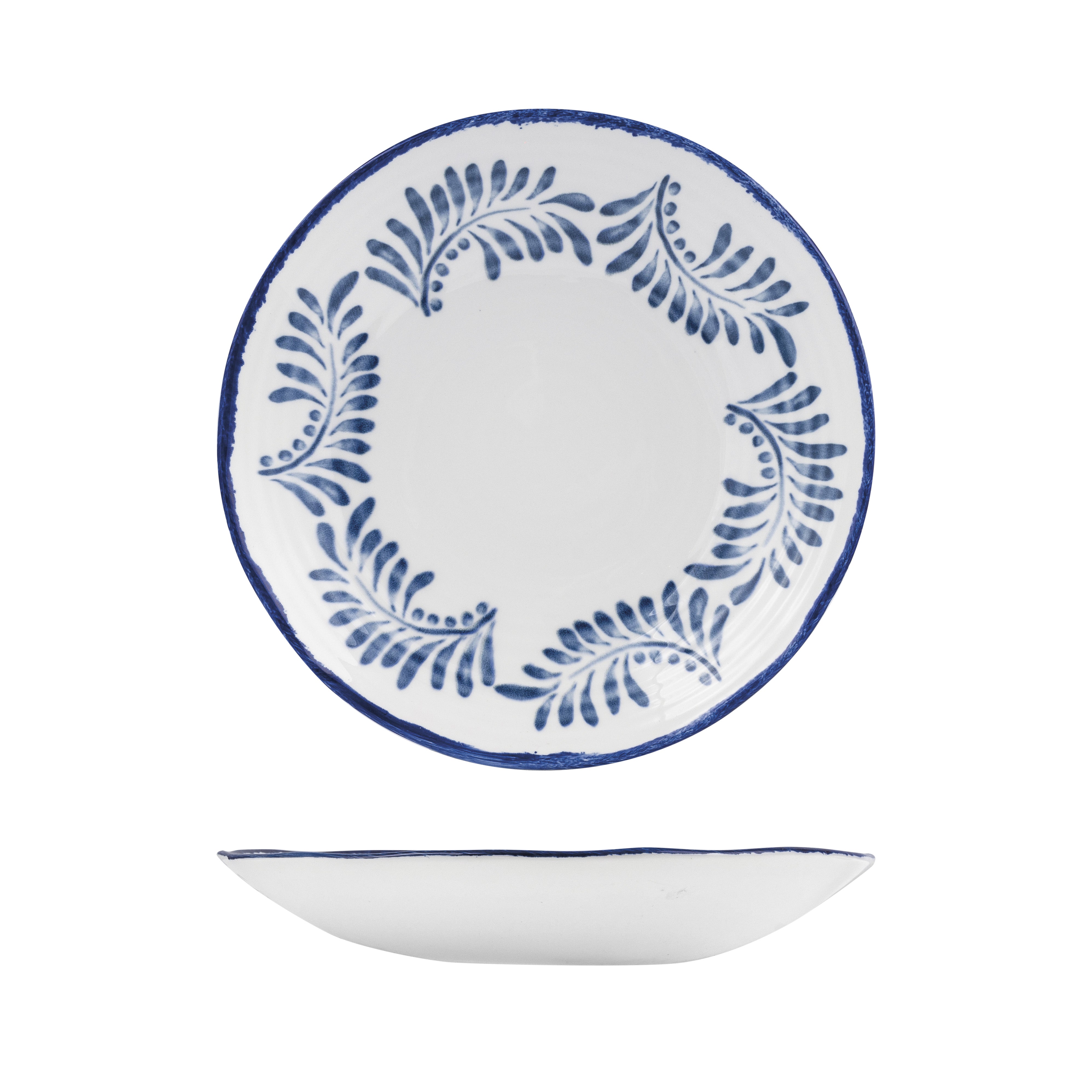 Dudson Mediterranean Blue Round Coupe Bowl (279mm Ø 1350ml)