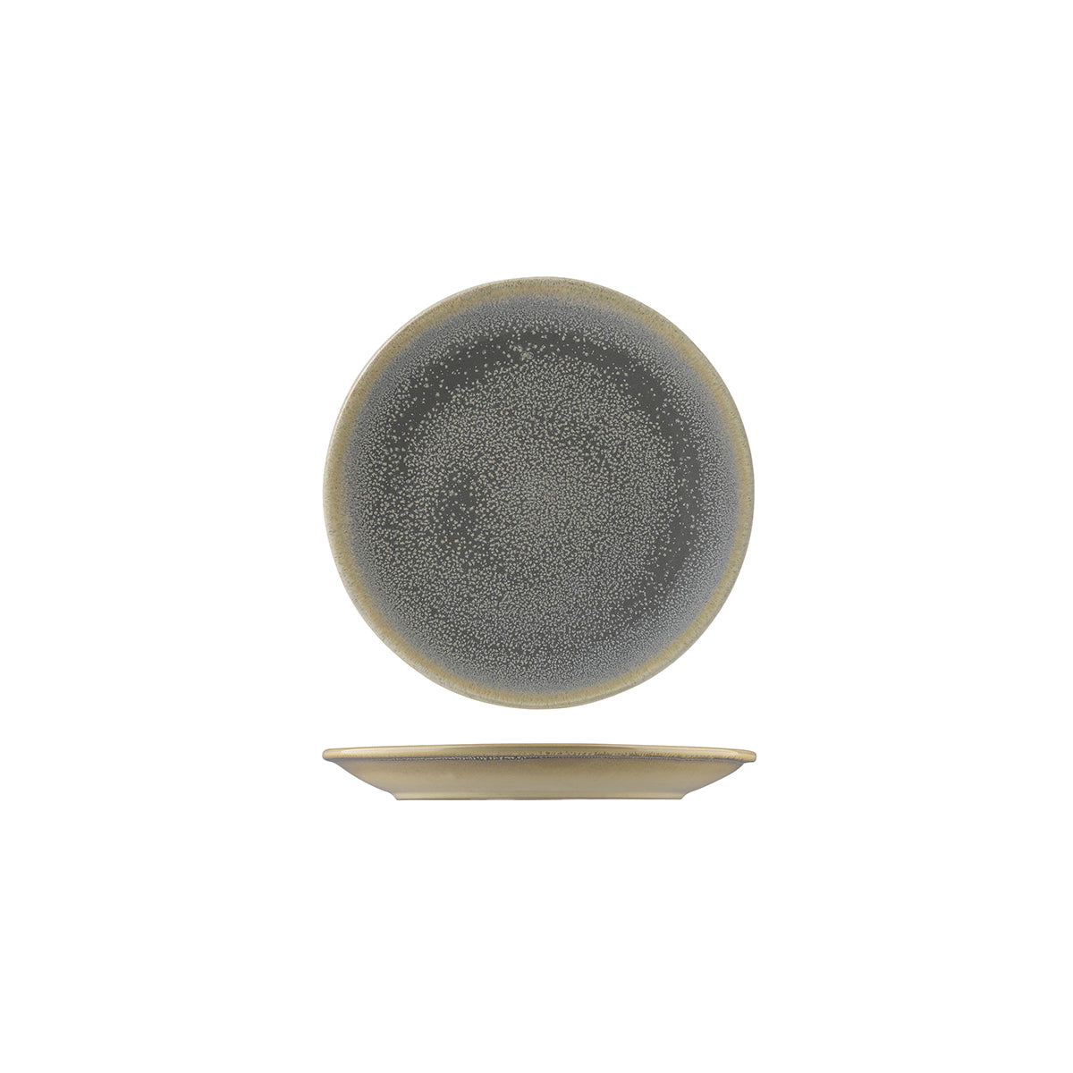 Dudson Evo Granite Round Coupe Plate (162mm Ø)
