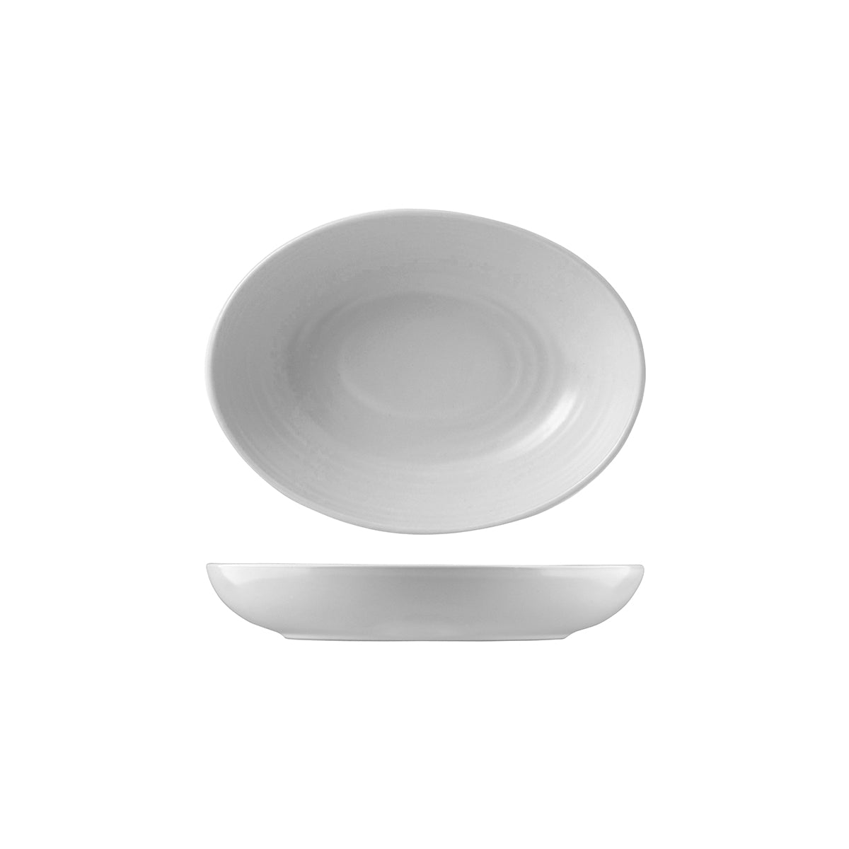 Dudson Evo Pearl Oval Deep Bowl (216x164mm)