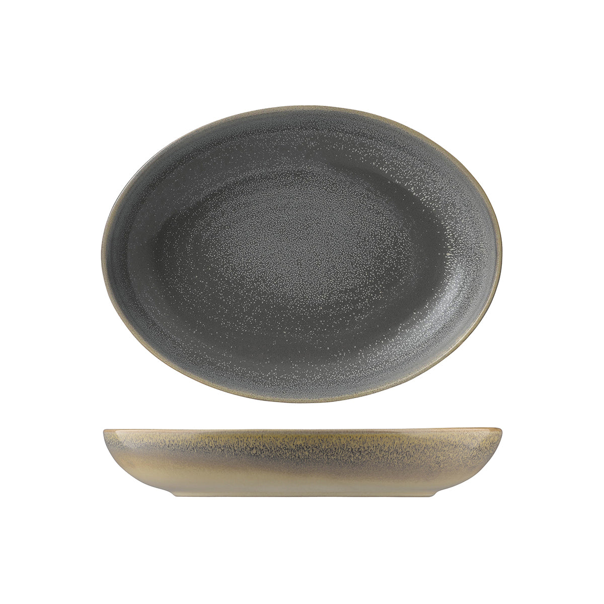 Dudson Evo Granite Oval Deep Bowl (267x197mm)