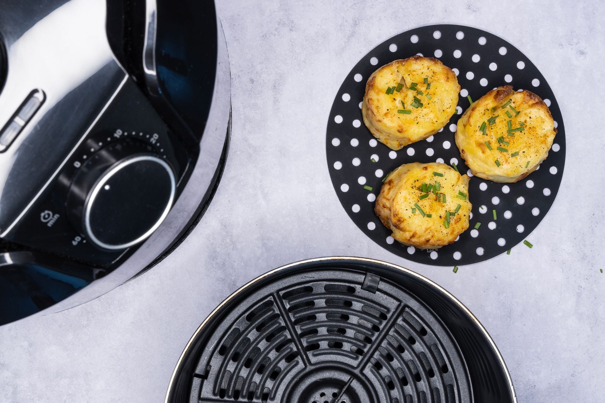 Cuisena Air Fryer Silicone Round Mat 19.5cm Set of 2