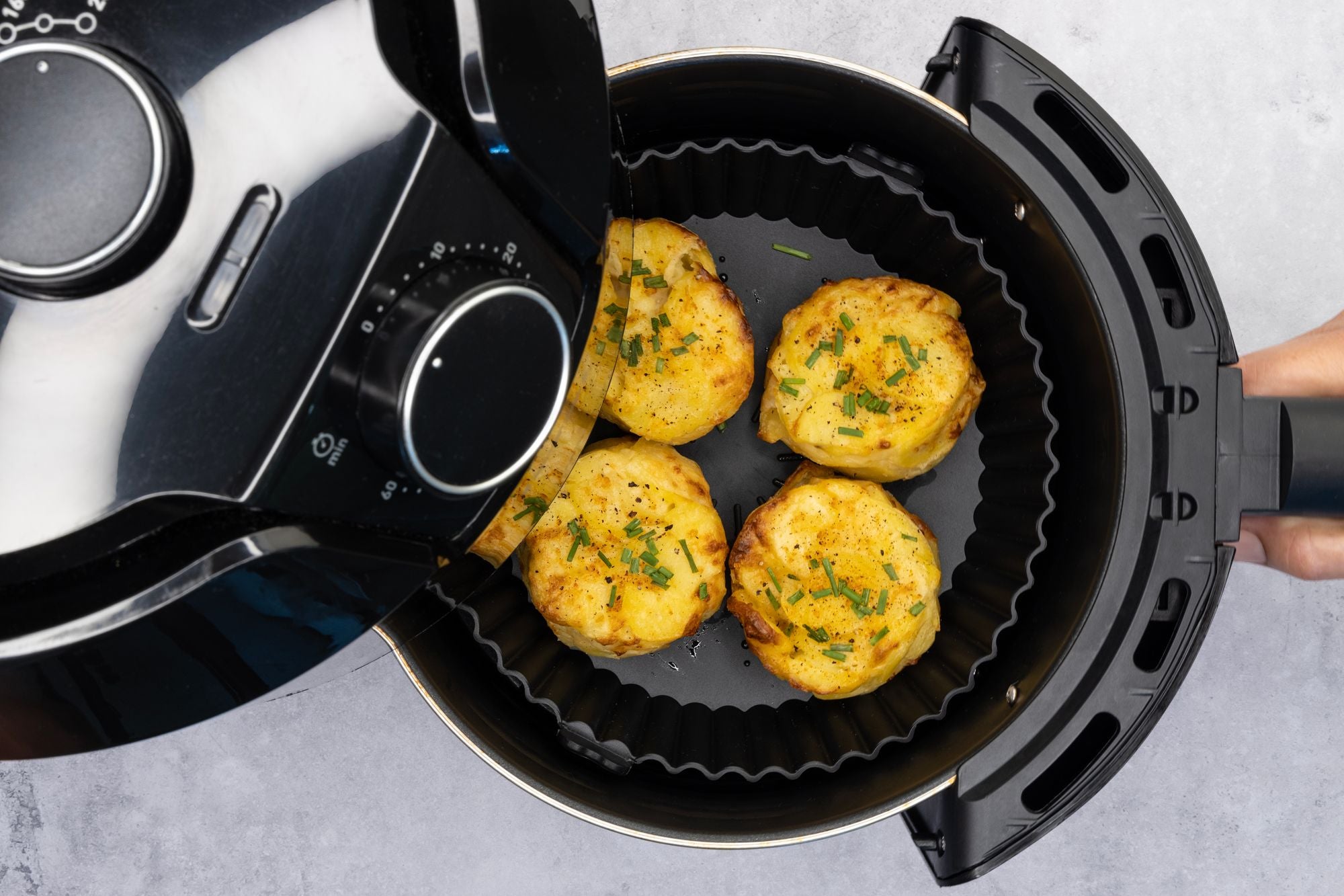Cuisena Air Fryer Silicone Square Basket 21cm Set of 2
