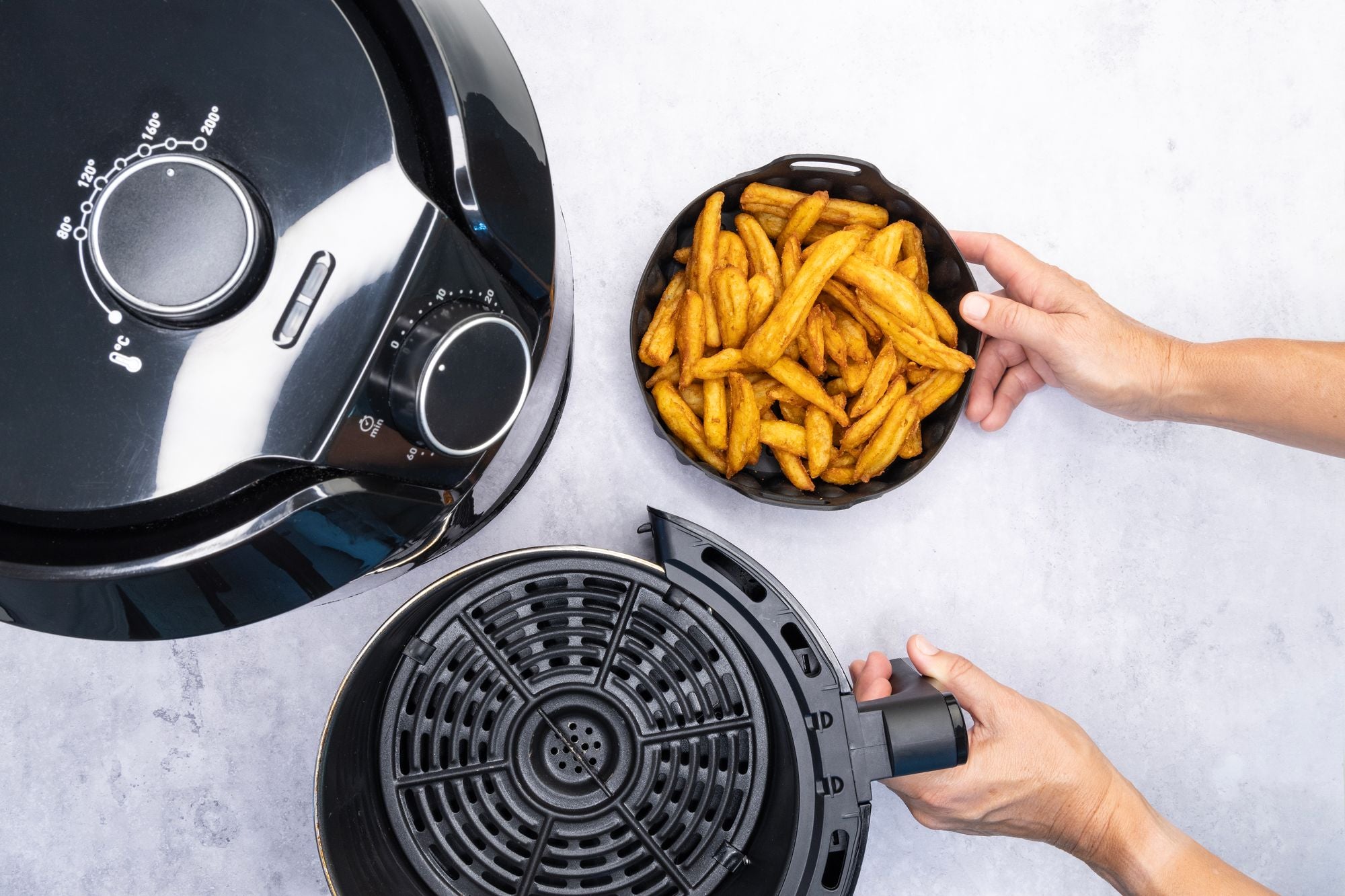 Cuisena Air Fryer Silicone Square Basket 18.5cm
