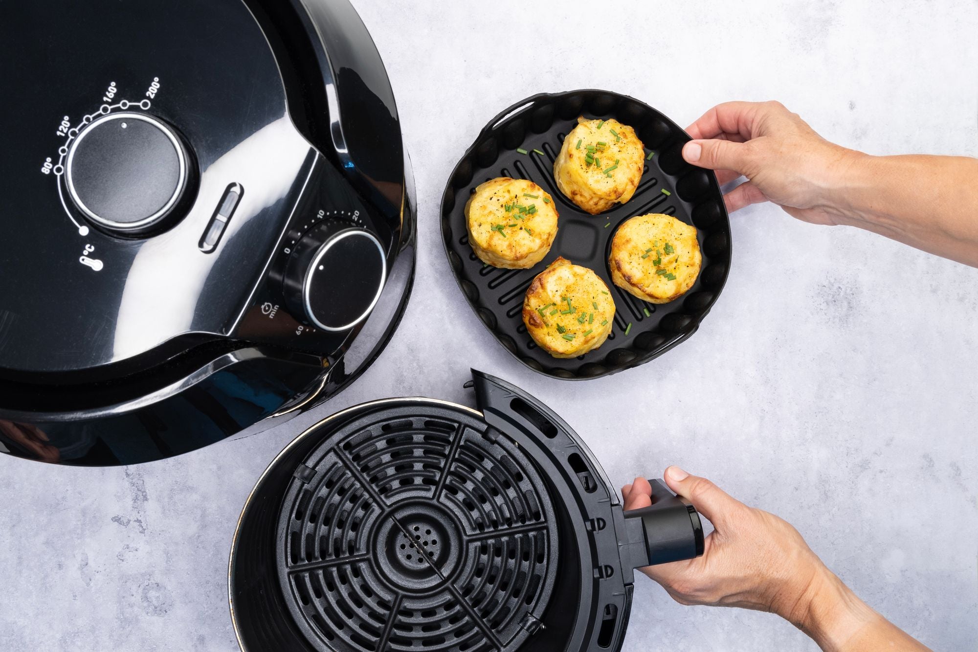 Cuisena Air Fryer Silicone Square Basket 21cm