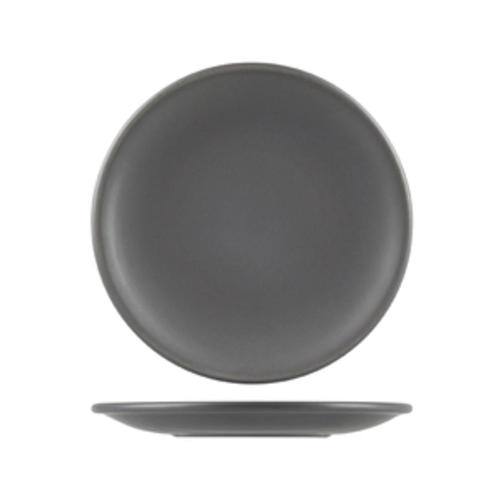 Longfine Natural Satin Round Coupe Plate
