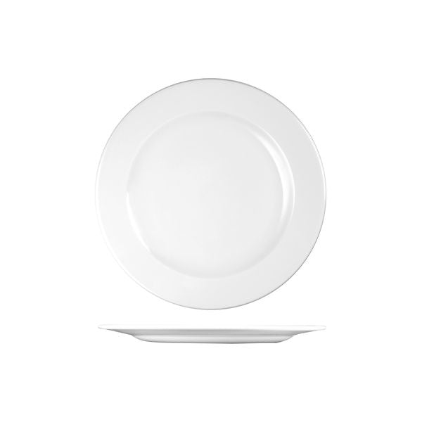 Churchill Profile Round Plate - Wide Rim (261mm Ø - White)