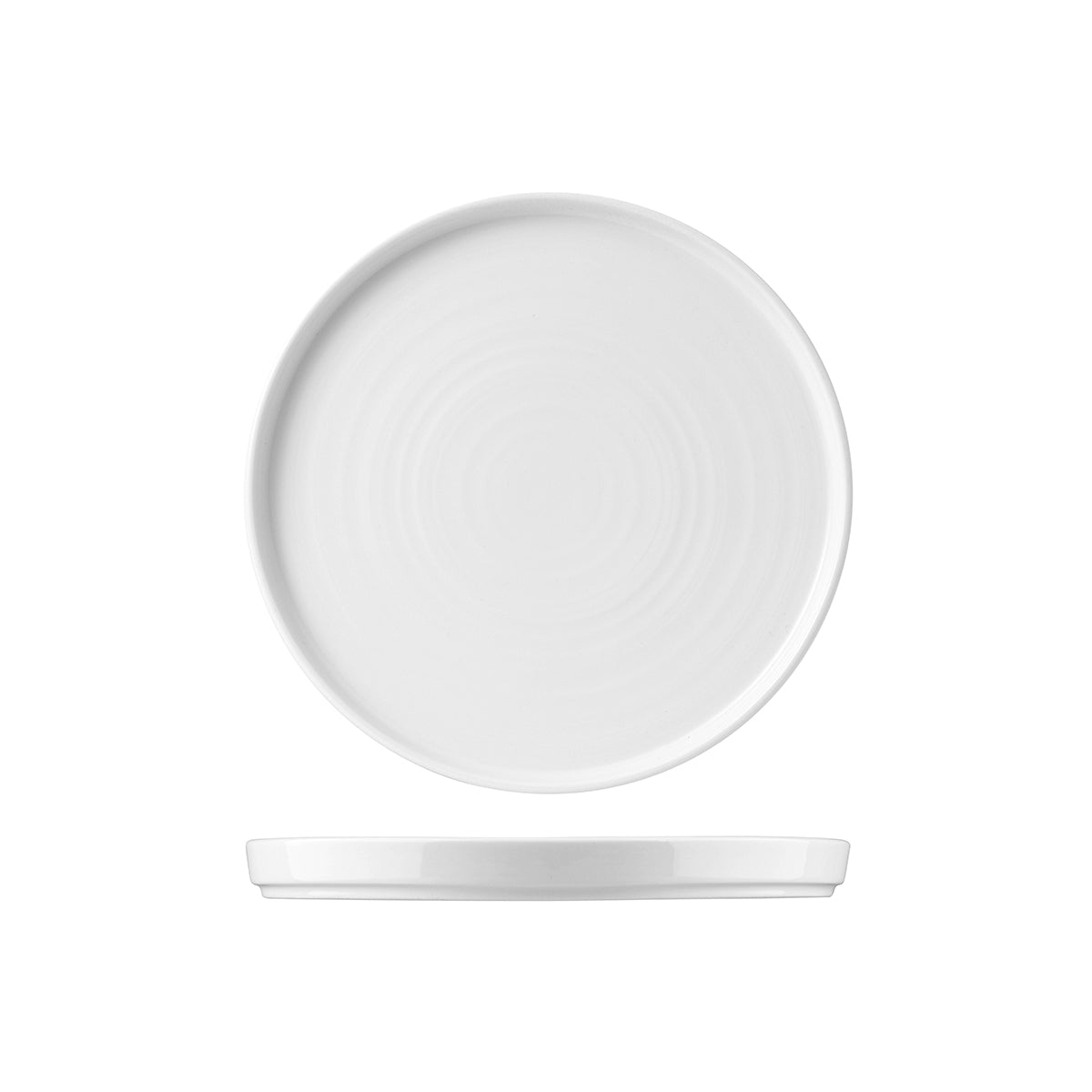 Churchill Walled Chef's Plate (260mm Ø - White)