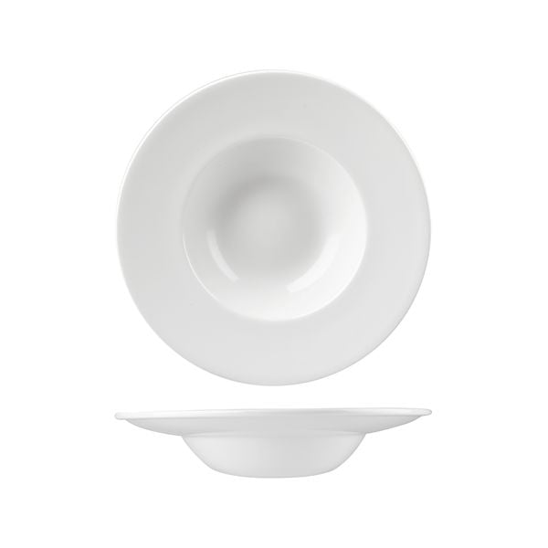 Churchill Profile Round Bowl - Wide Rim (280mm Ø 468ml - White)