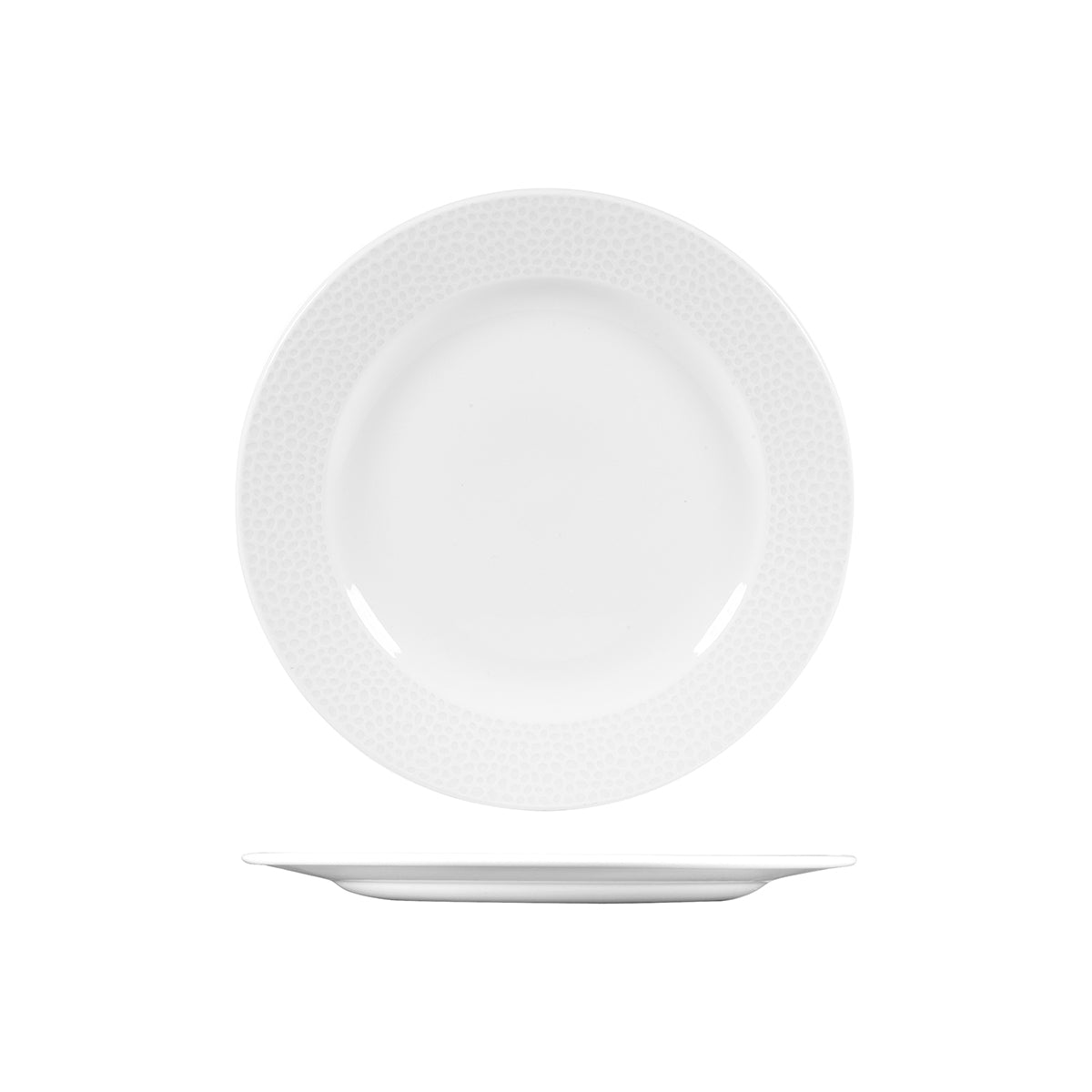 Churchill Isla Round Plate - Wide Rim (276mm Ø - White)