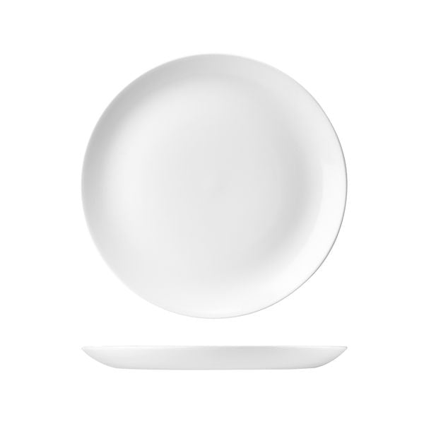 Churchill Evolve Round Coupe Plate (260mm Ø - White)