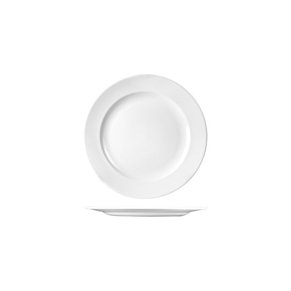 Churchill Classic Round Plate - Wide Rim (203mm Ø - White)