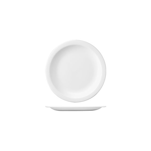 Churchill Nova Round Plate - Narrow Rim (203mm Ø - White)