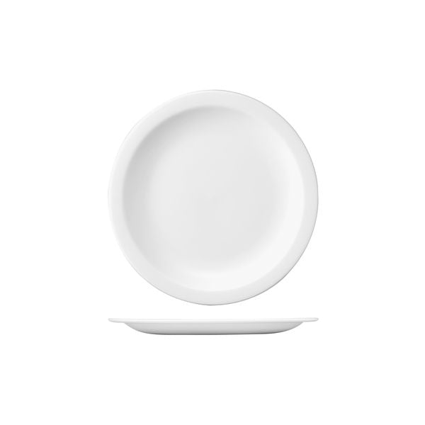 Churchill Nova Round Plate - Narrow Rim (230mm Ø - White)