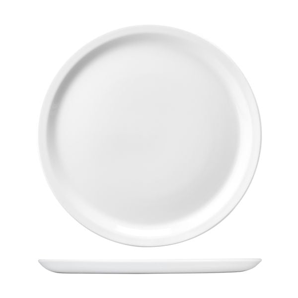 Churchill Nova Pizza Plate - Narrow Rim (340mm Ø - White)