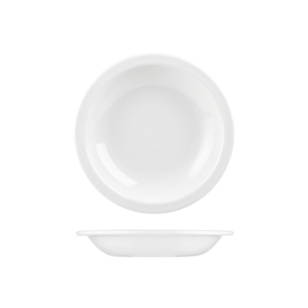 Churchill Nova Soup Plate - Narrow Rim (210mm Ø 490ml - White)