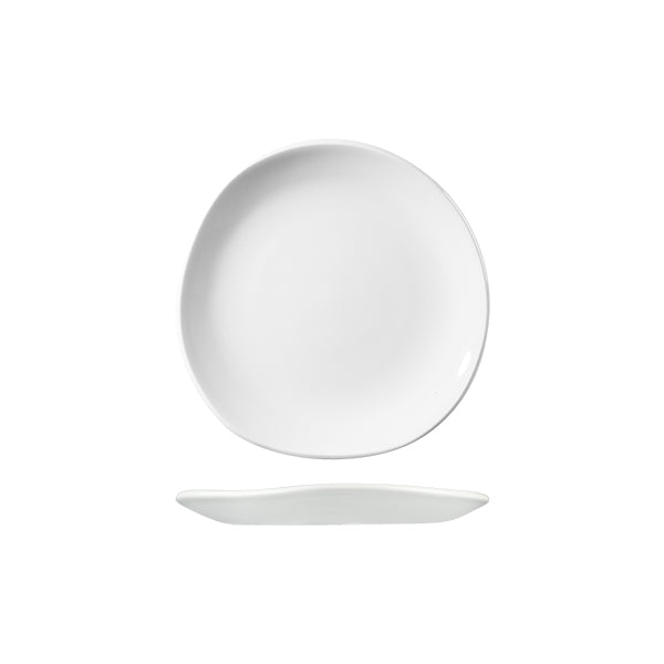 Churchill Trace Organic Round Plate (186mm Ø - White)
