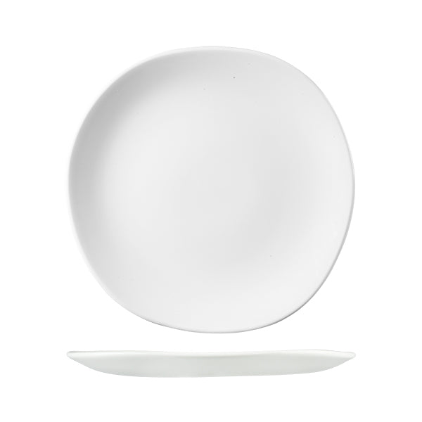 Churchill Trace Organic Round Plate (264mm Ø - White)