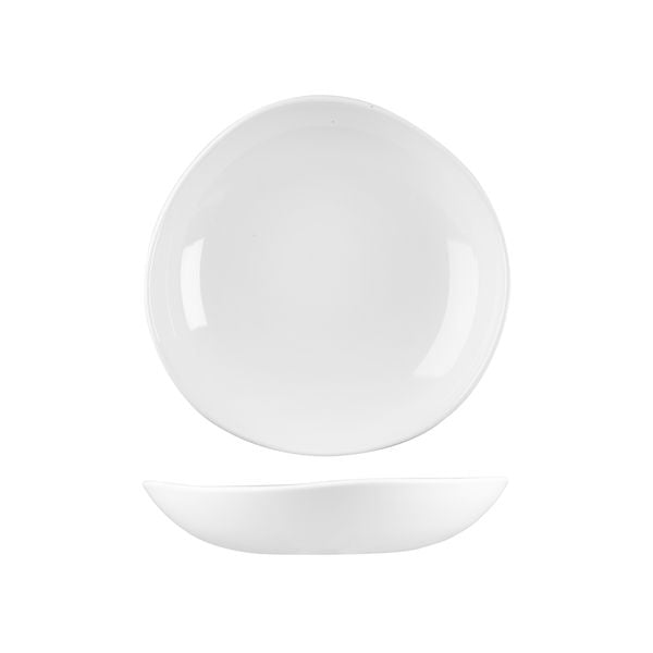 Churchill Trace Organic Round Bowl (253mm Ø 1100ml - White)
